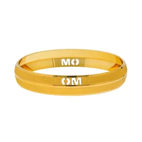 22K Yellow Gold Om Kada Bangle (50.6gm)