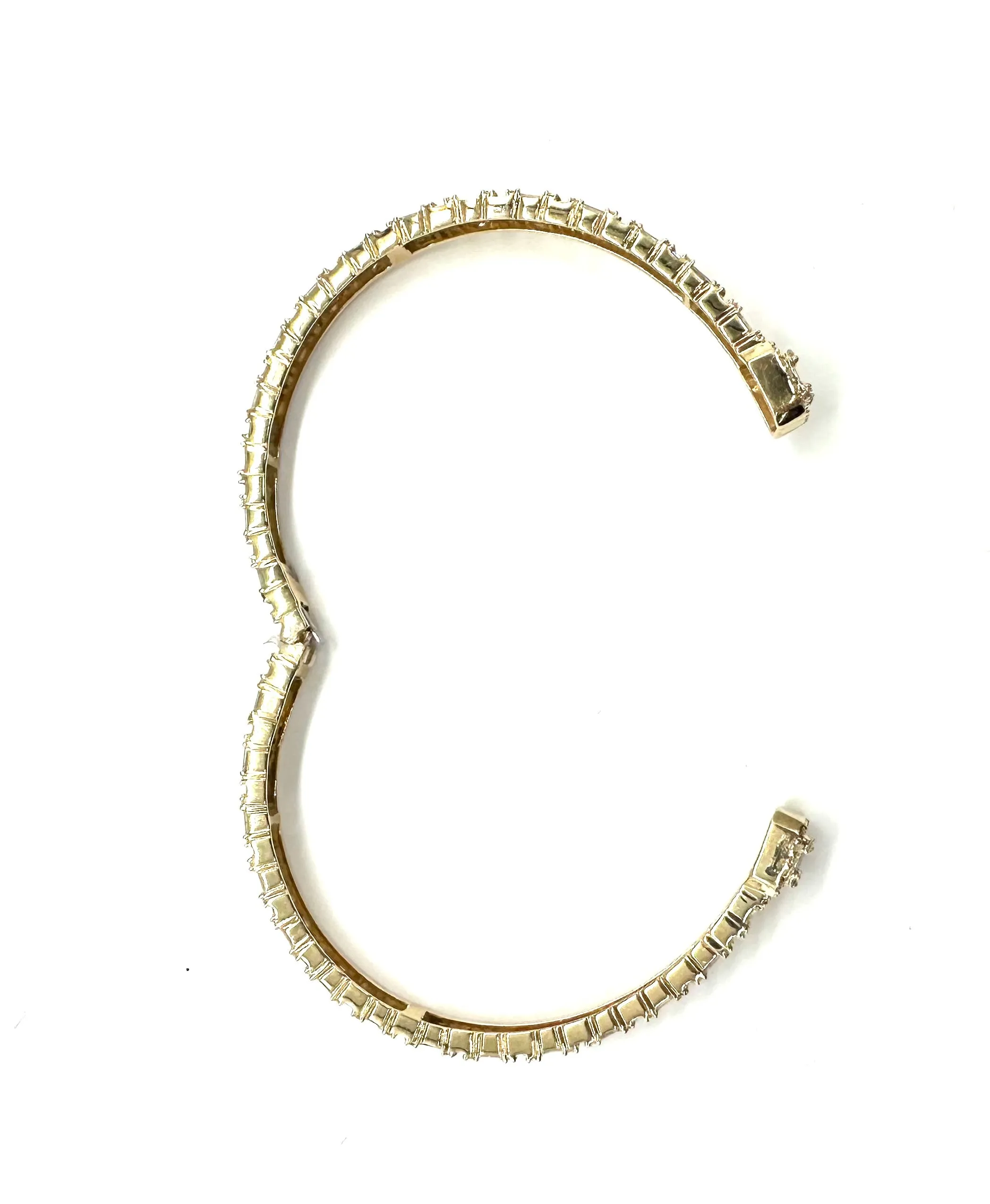 6 Ctw Diamond Bypass Bangle Bracelet