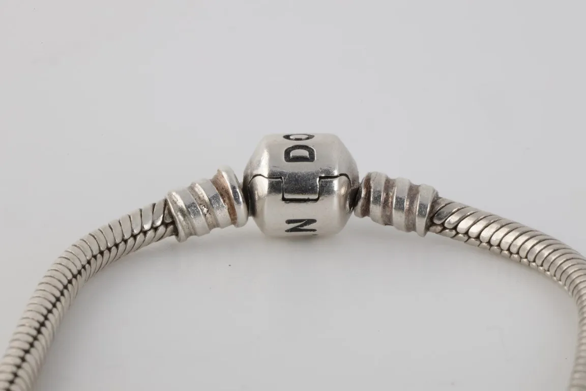 7.5” Pandora 925 Silver Snake Chain Bracelet (13.40g.)