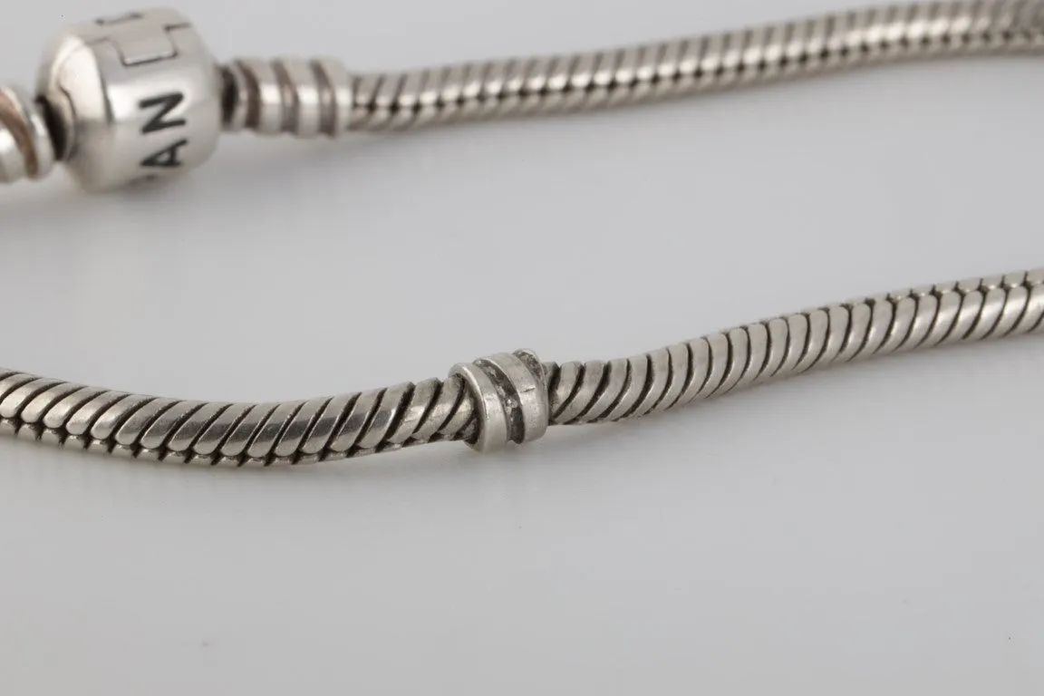 7.5” Pandora 925 Silver Snake Chain Bracelet (13.40g.)