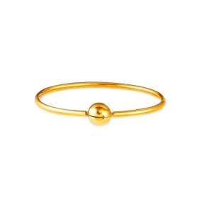 916 Gold Charm Bangle