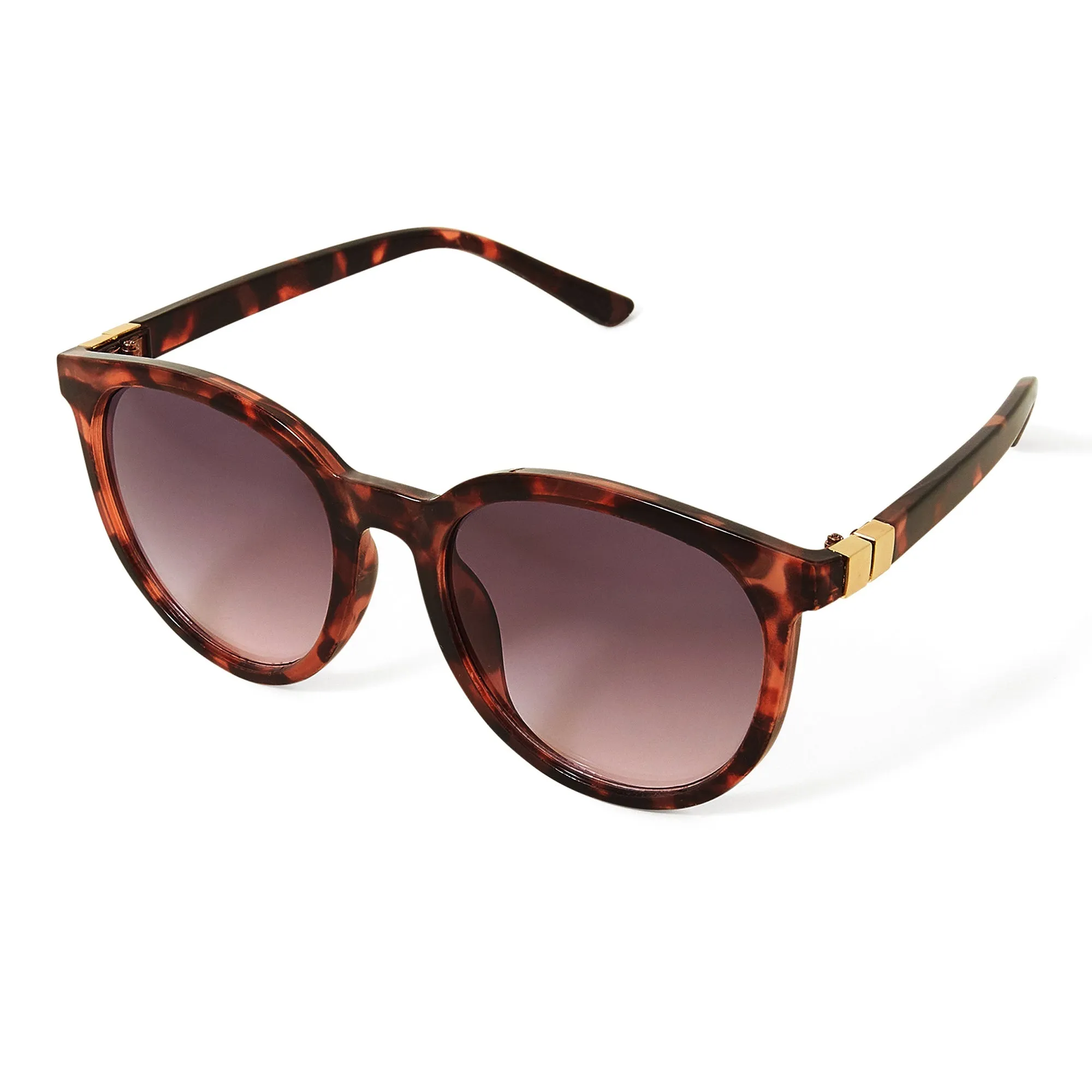 Accessorize London Women's Metal Detail Preppy Sunglasses