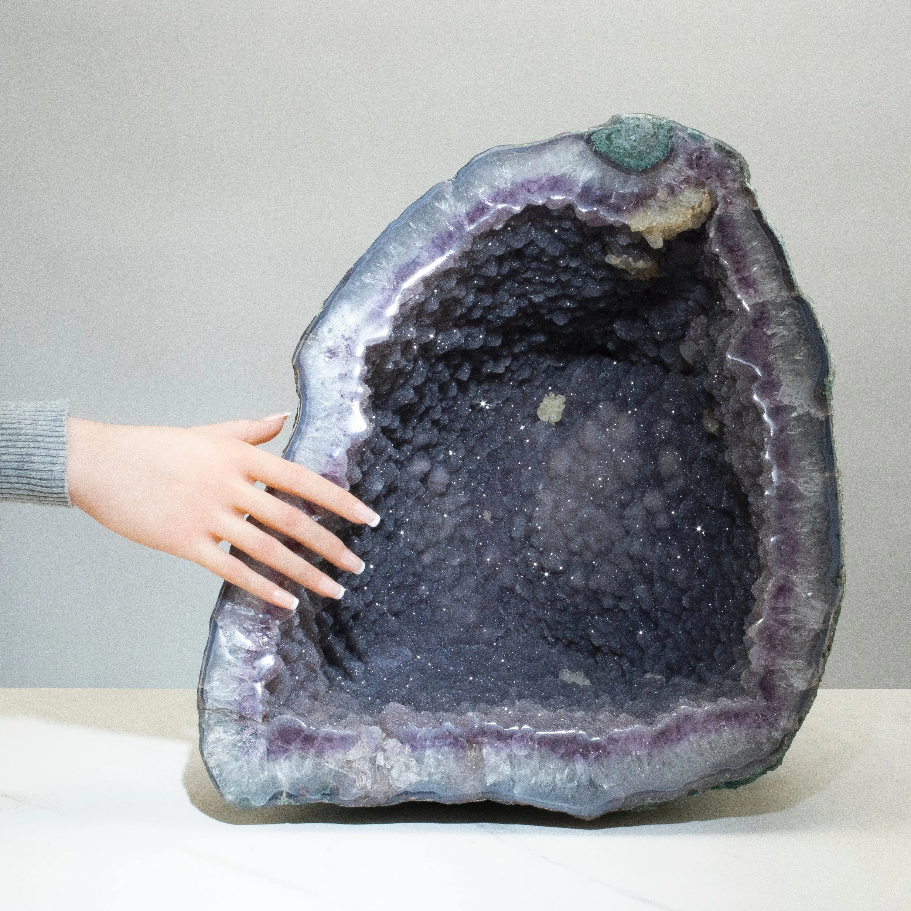 Amethyst Geode (with Micro Crystals) - 14 / 51lbs