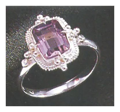 Amy Amiable Amethyst Ring