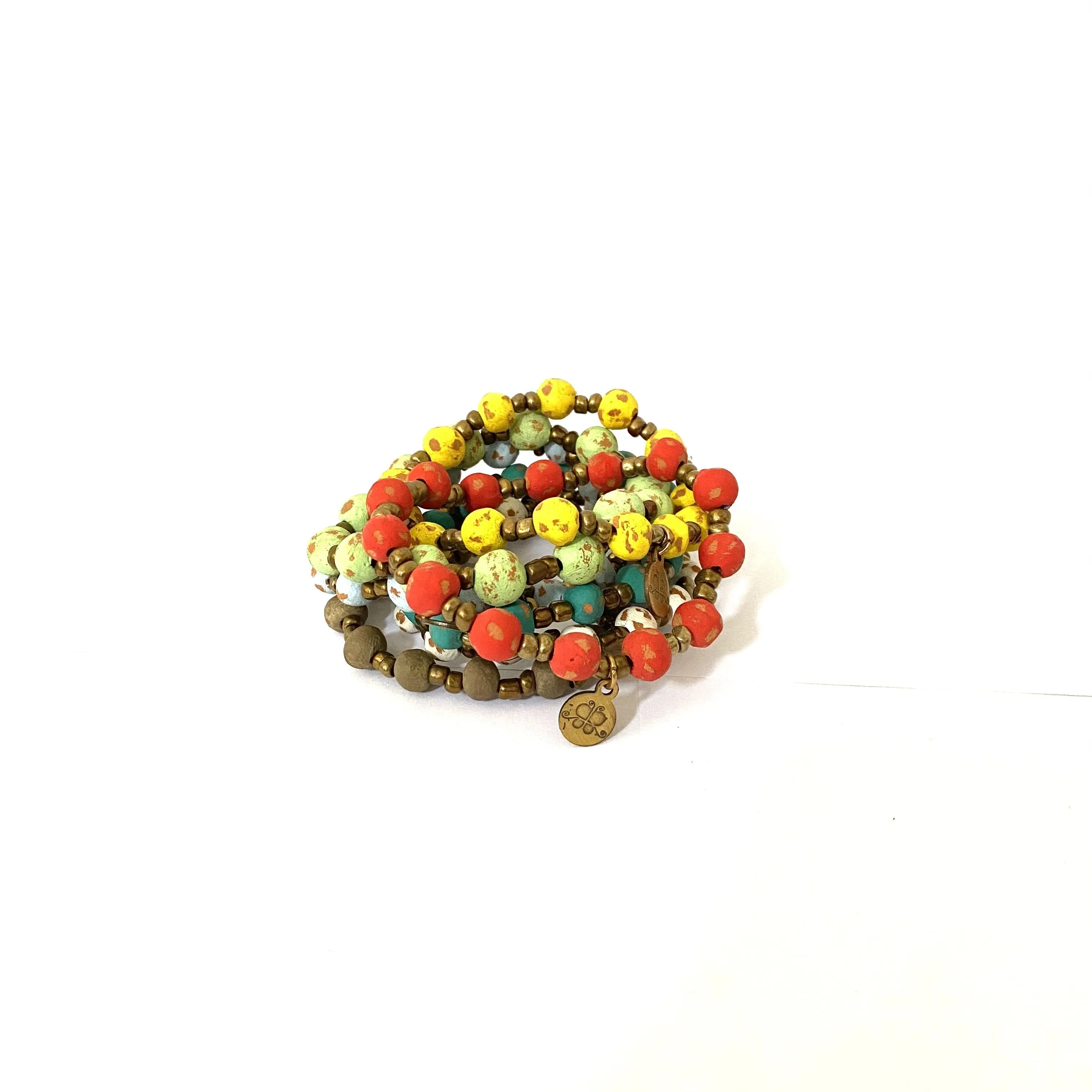 Antiqued Ceramic Bracelet