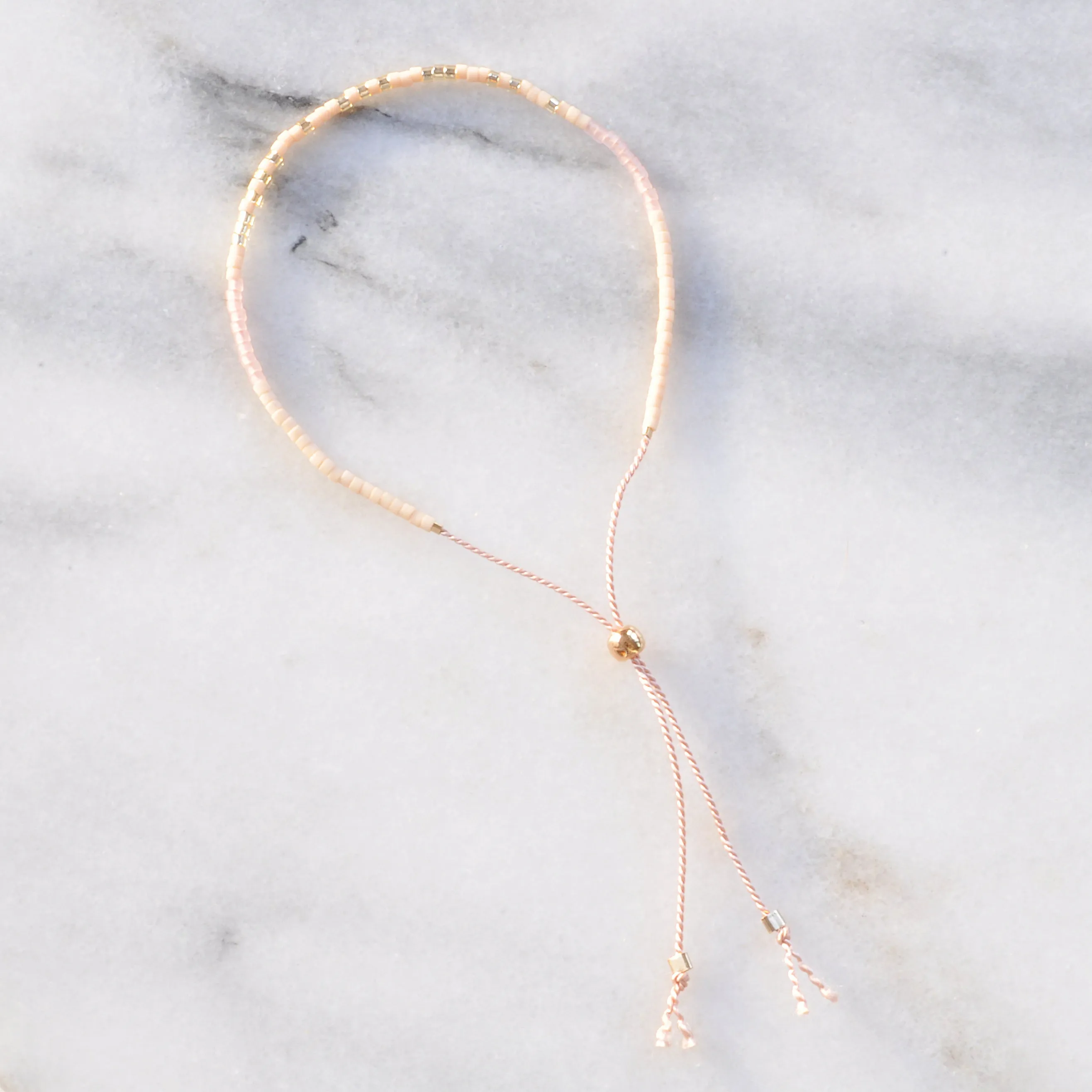 BESTIE Morse Code String Bracelet