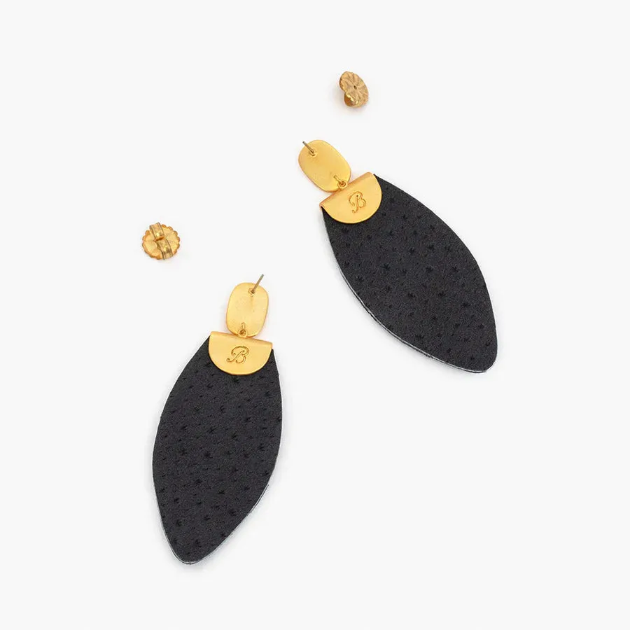 Brackish Encyclia Drop Earrings