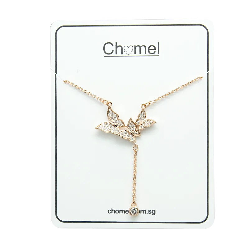 Butterfly Cubic Zirconia  Necklace