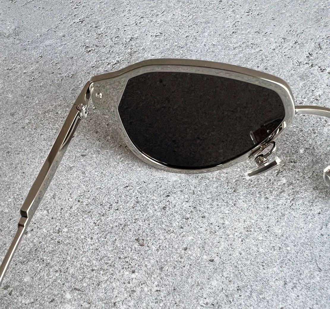 BV 1271S Glaze Metal Aviator, Silver