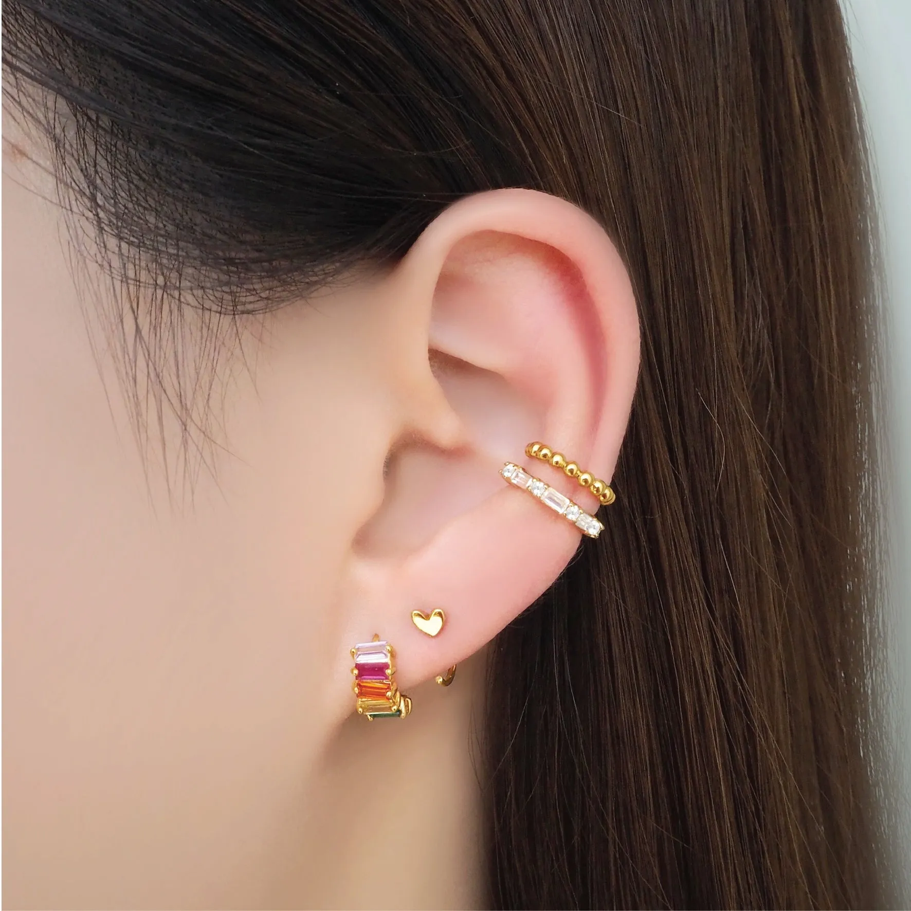 Caviar Ball Ear Cuff