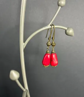 Coral Earrings