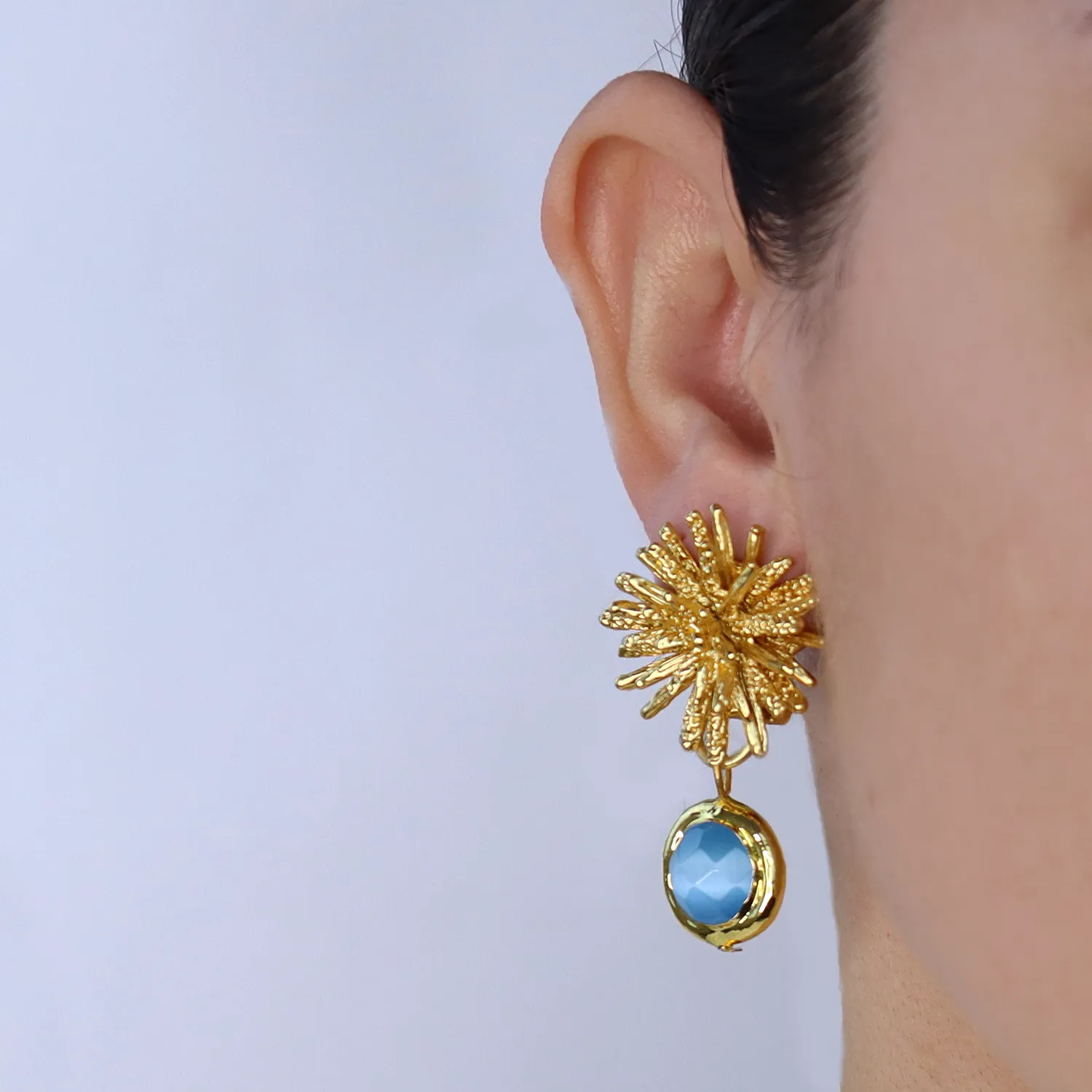 Coriandoli X Starburst Clip-on Earrings