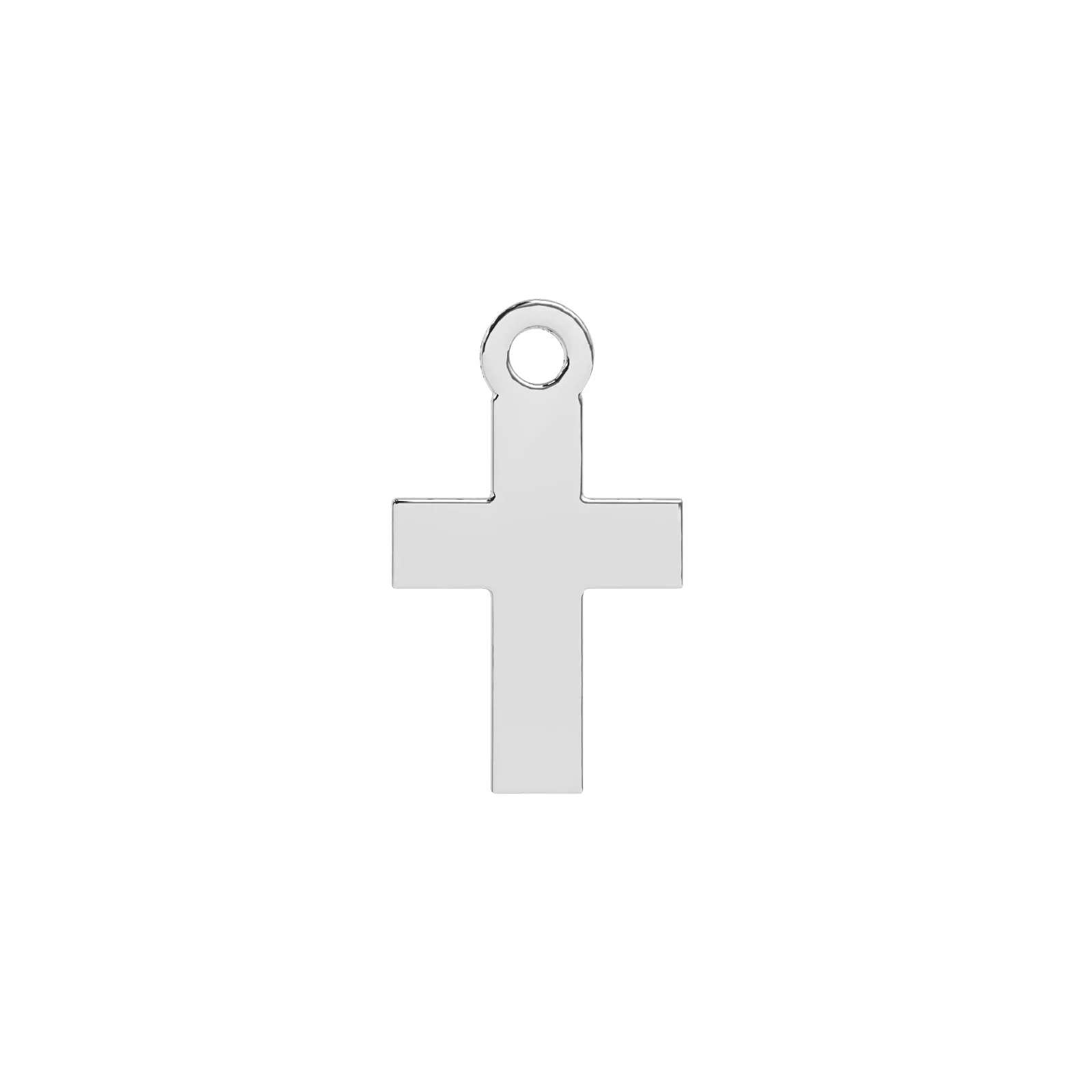 Cross Charm | Sterling Silver