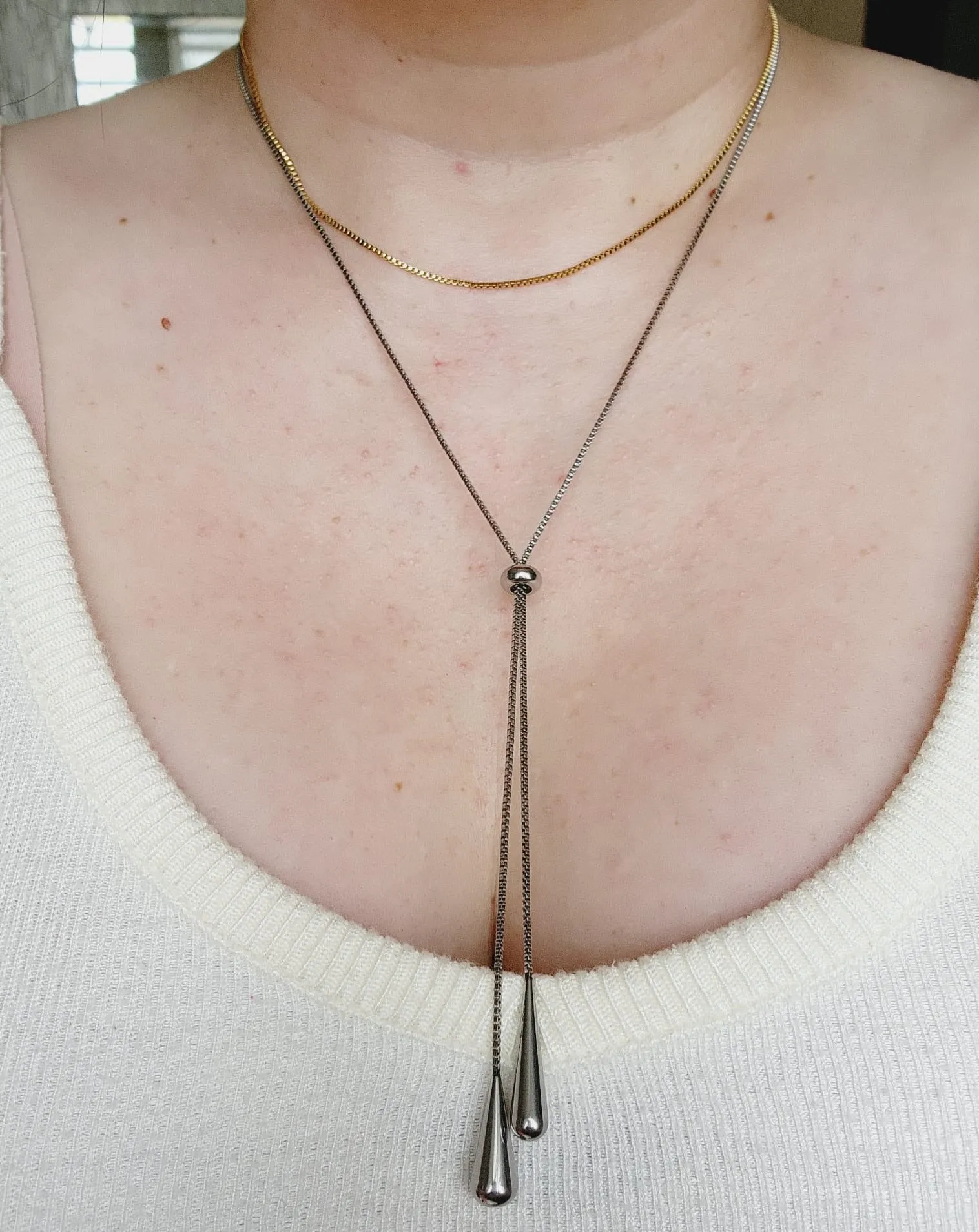 Deddie Adjustable Lariat Necklace