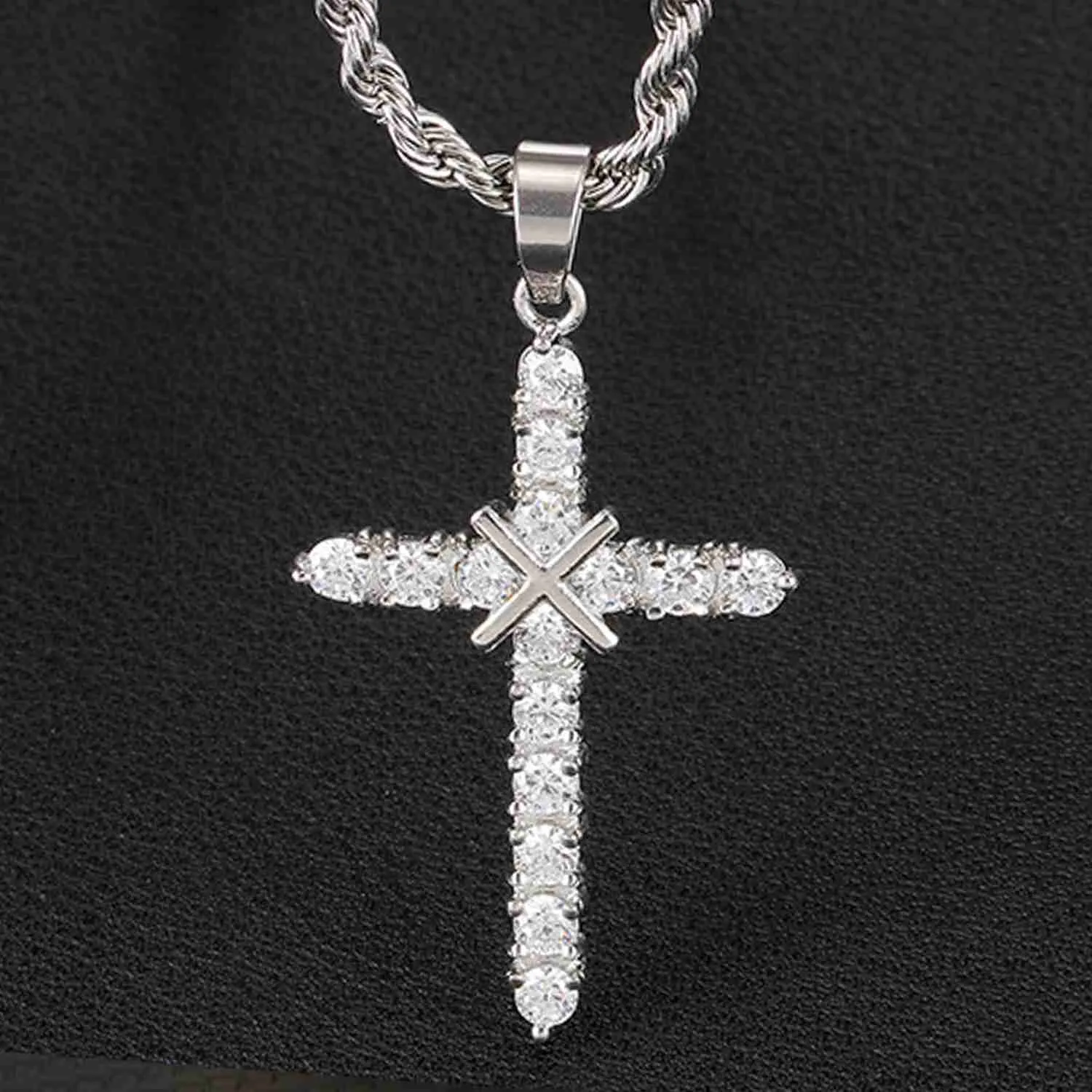 Diamond Cross Pendant