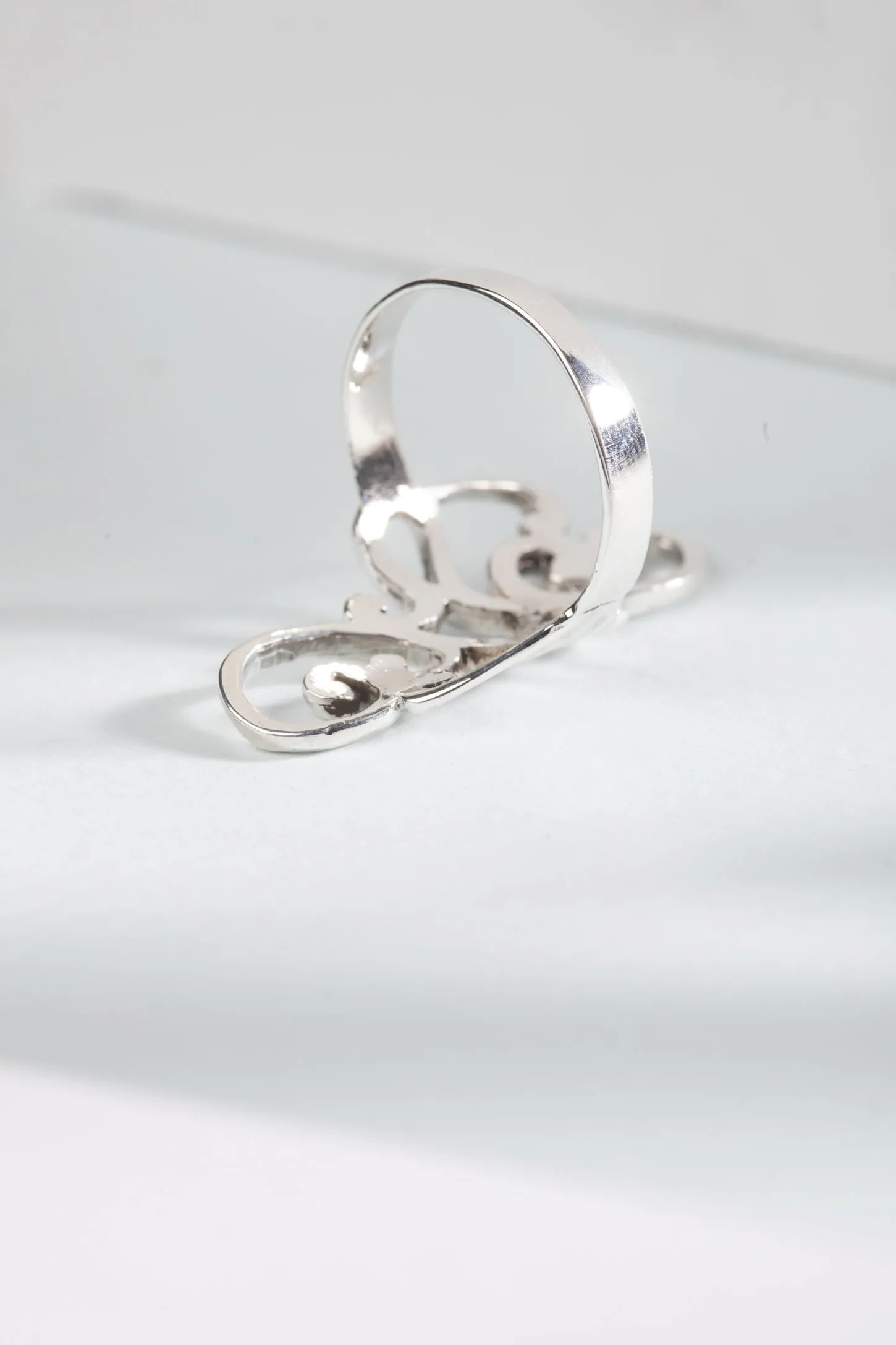 Double Curl Sterling Ring