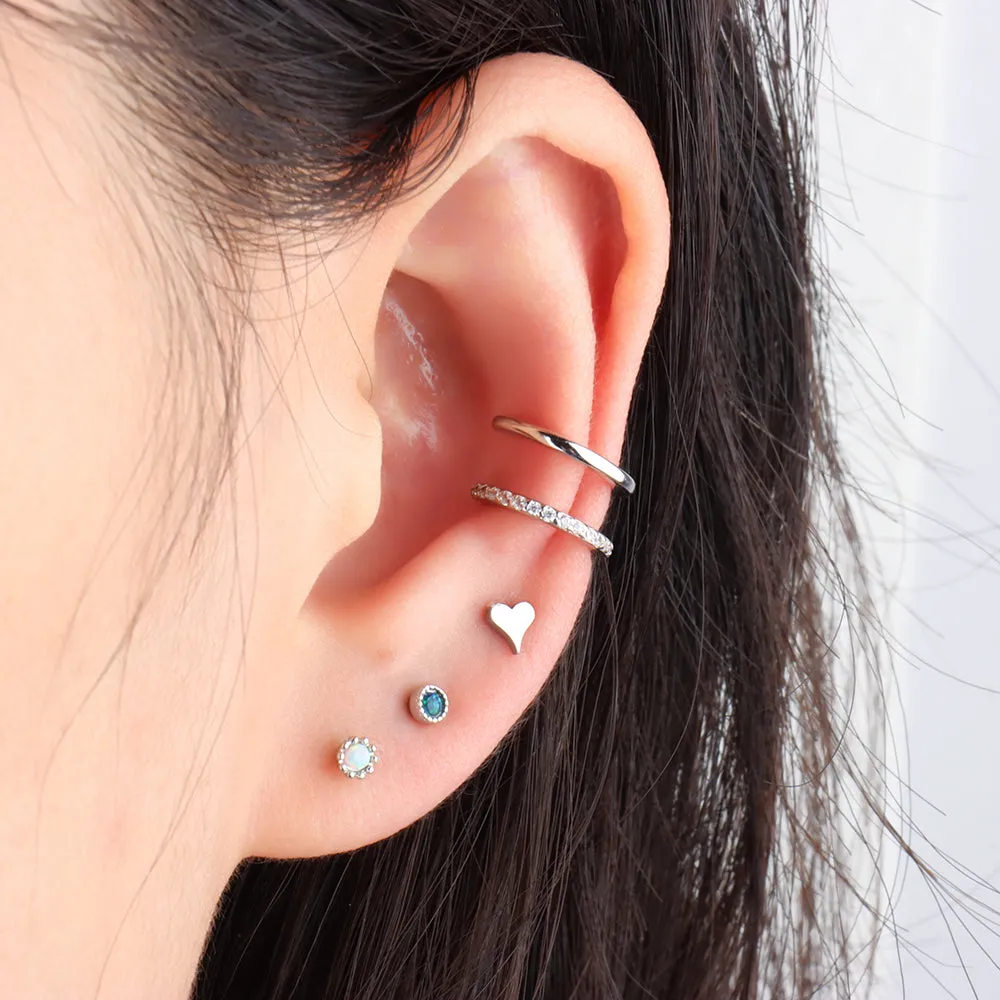 Double Layer Charm Ear Cuff