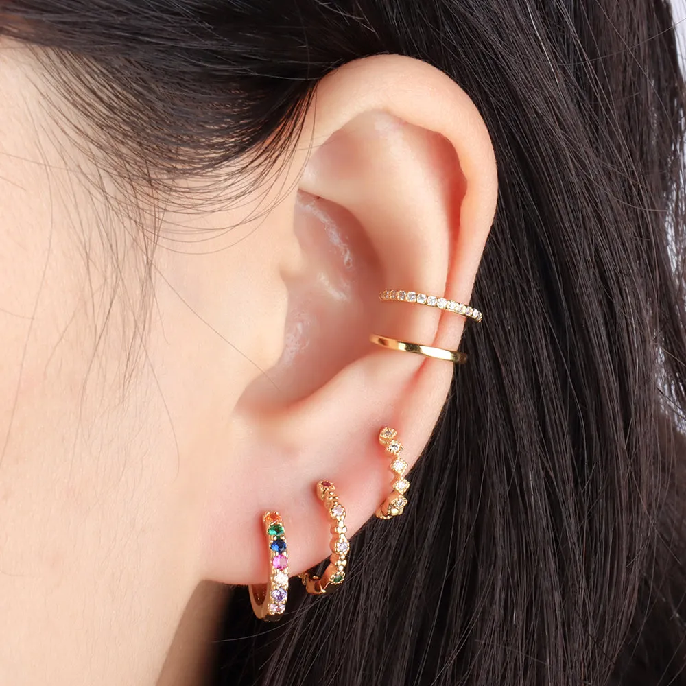 Double Layer Charm Ear Cuff