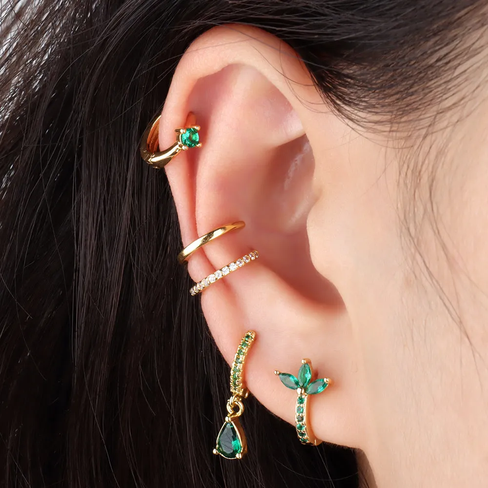 Double Layer Charm Ear Cuff