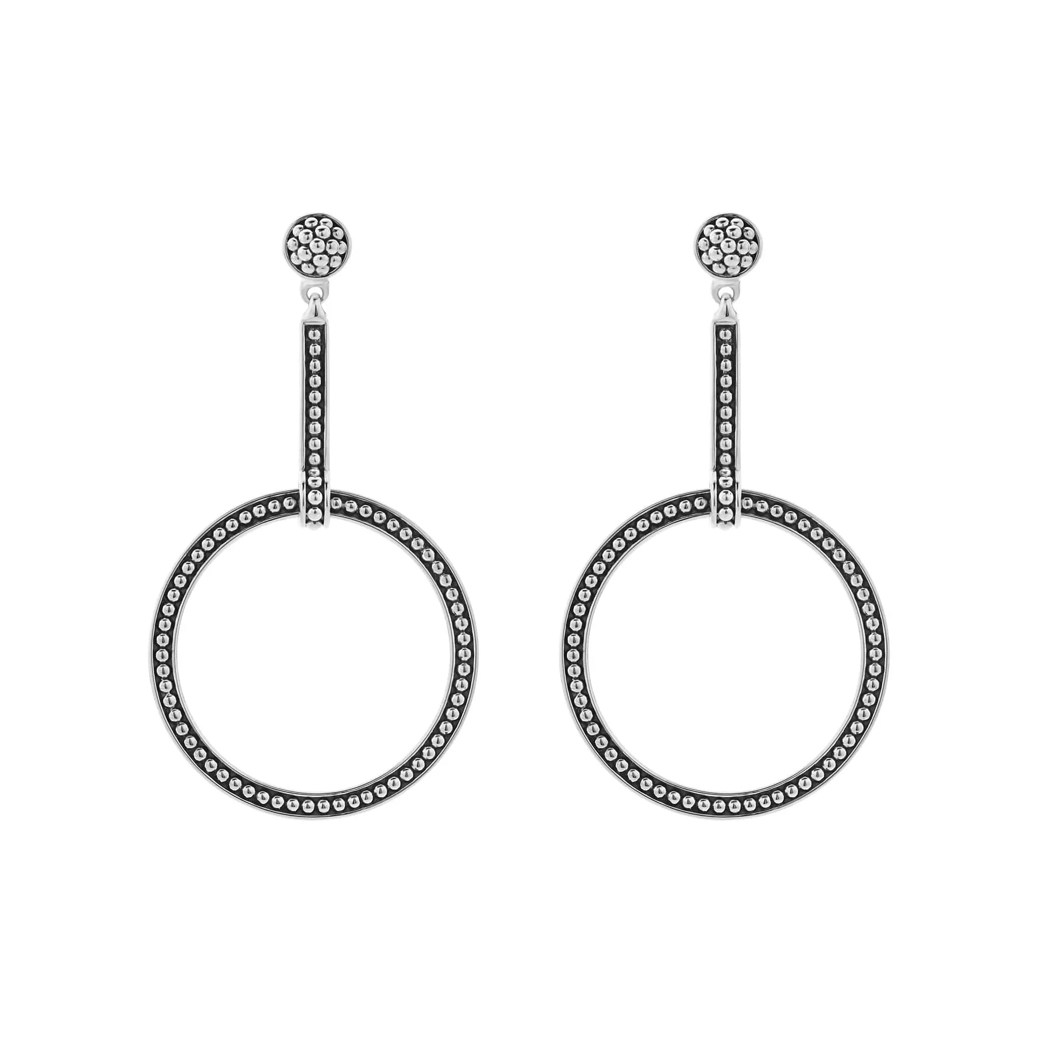 Enso Circle Drop Earrings