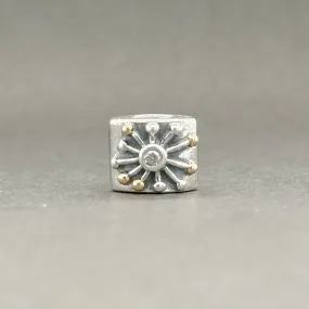 Estate Pandora SS 14 Desert Star CZ Bead Charm