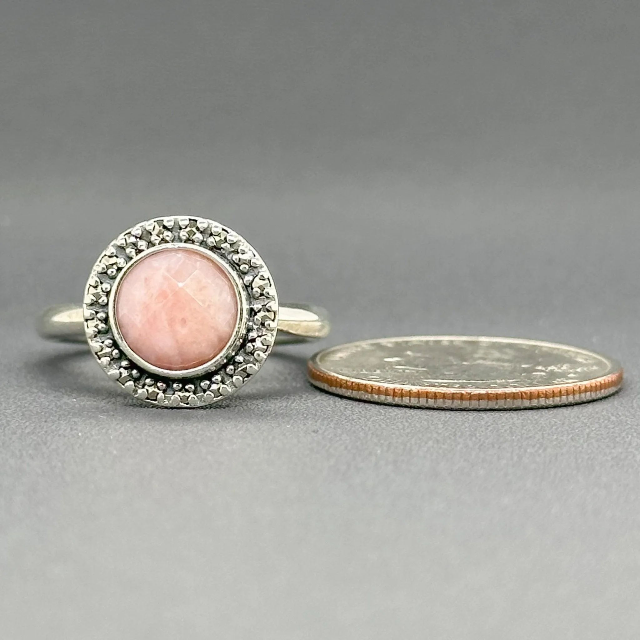 Estate Pandora SS Pink Stone Ring