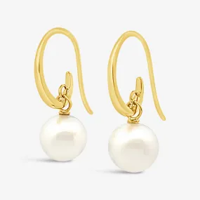 Euro Pearl Drop Earrings