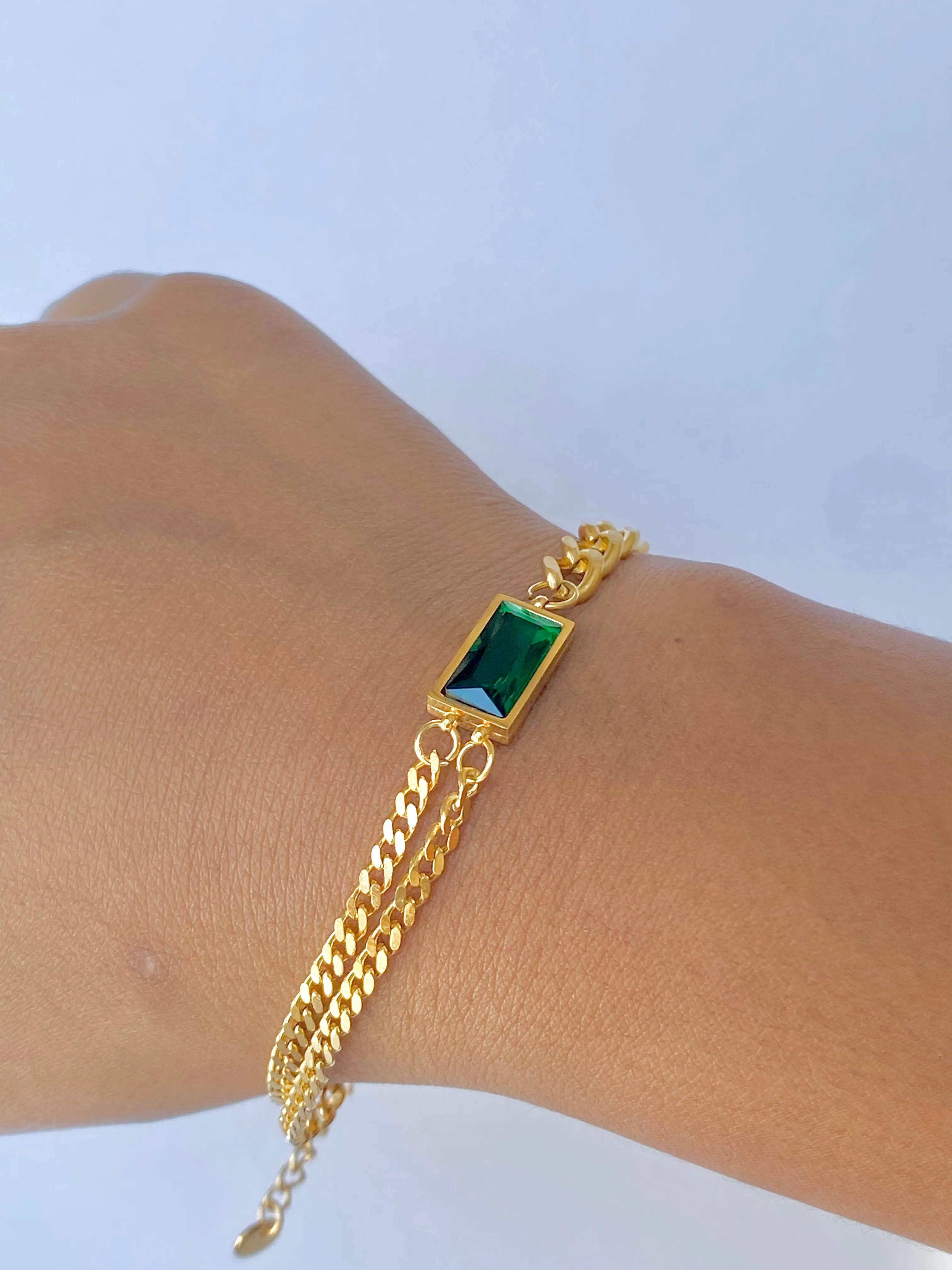 Eva Emerald Bracelet