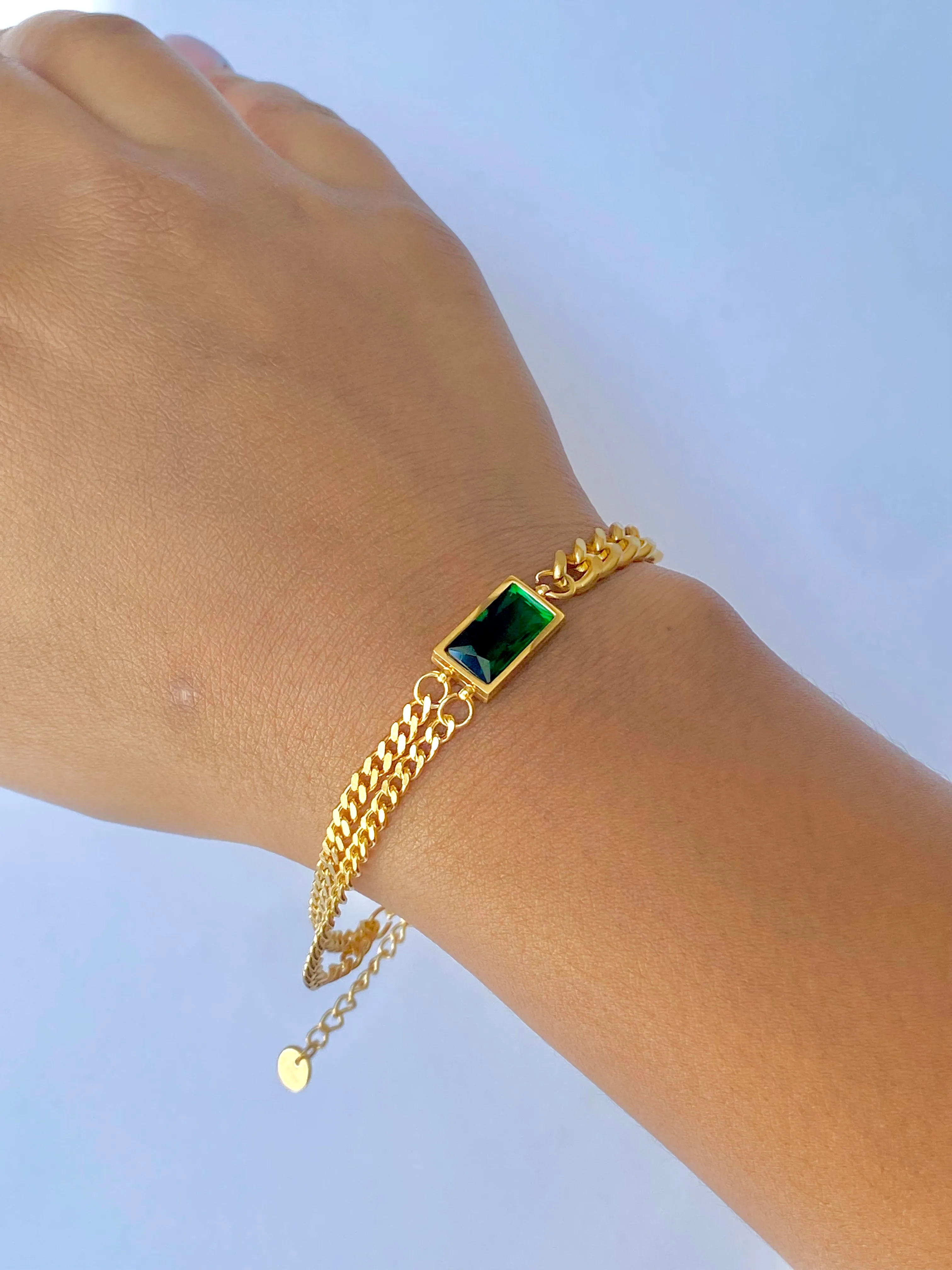 Eva Emerald Bracelet