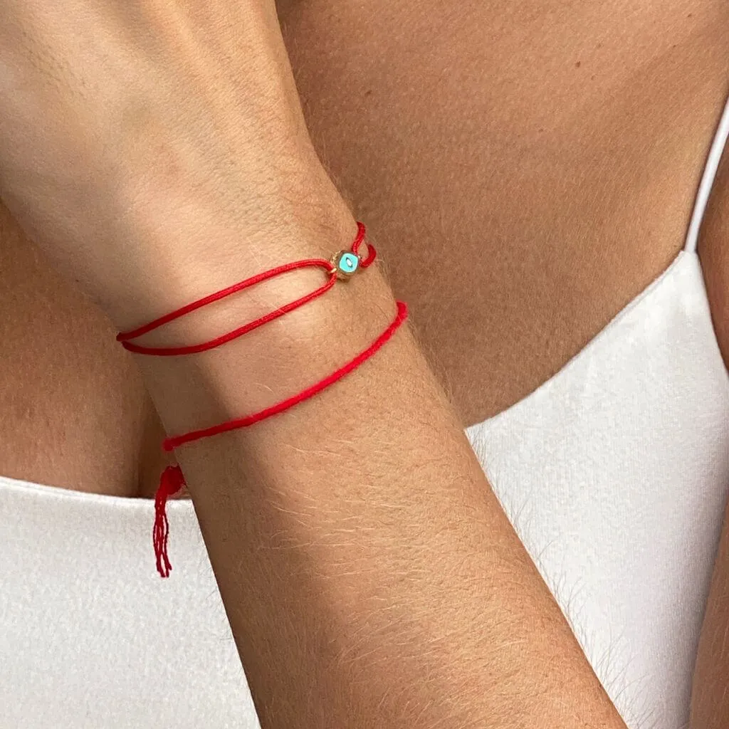 Evil Eye Red String Talisman Bracelet