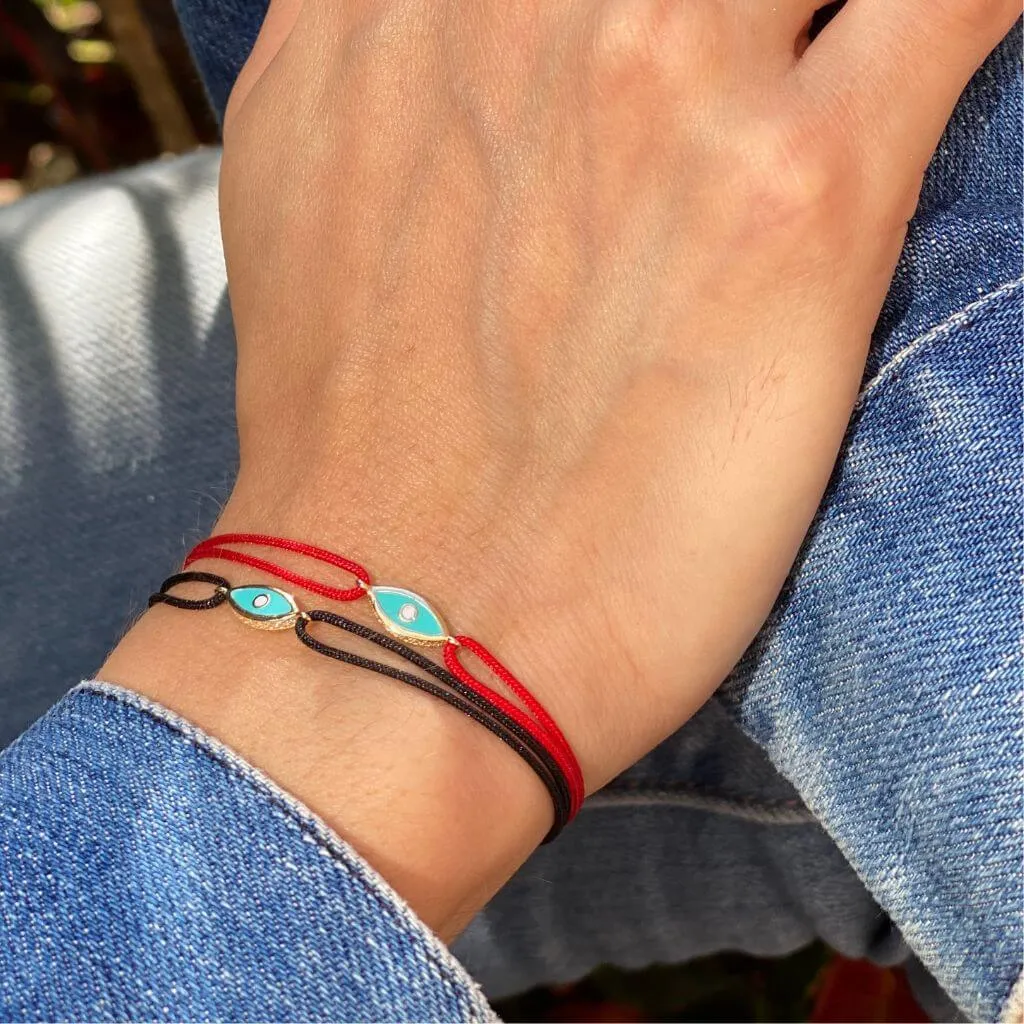 Evil Eye Red String Talisman Bracelet