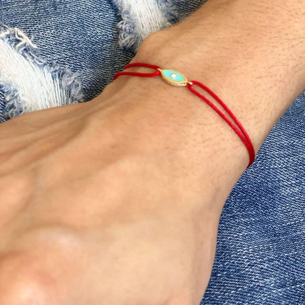 Evil Eye Red String Talisman Bracelet