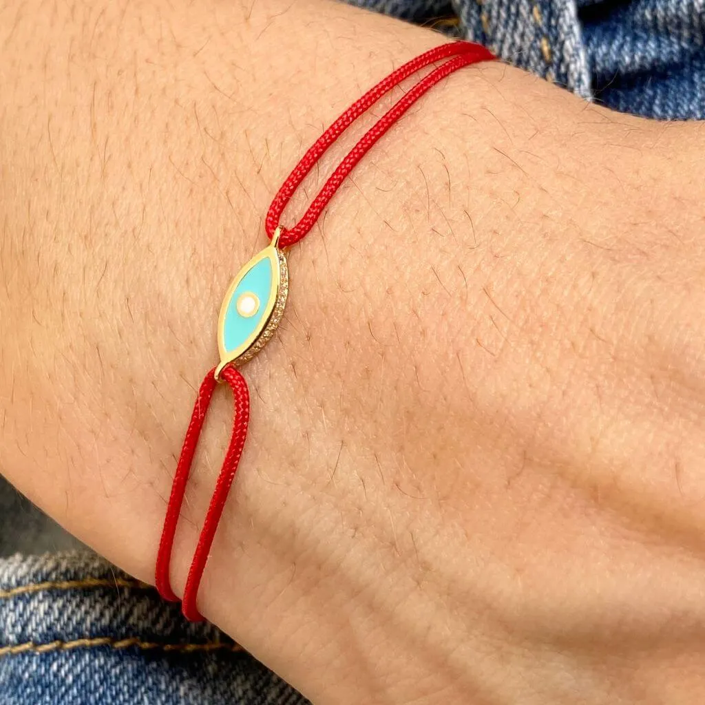 Evil Eye Red String Talisman Bracelet