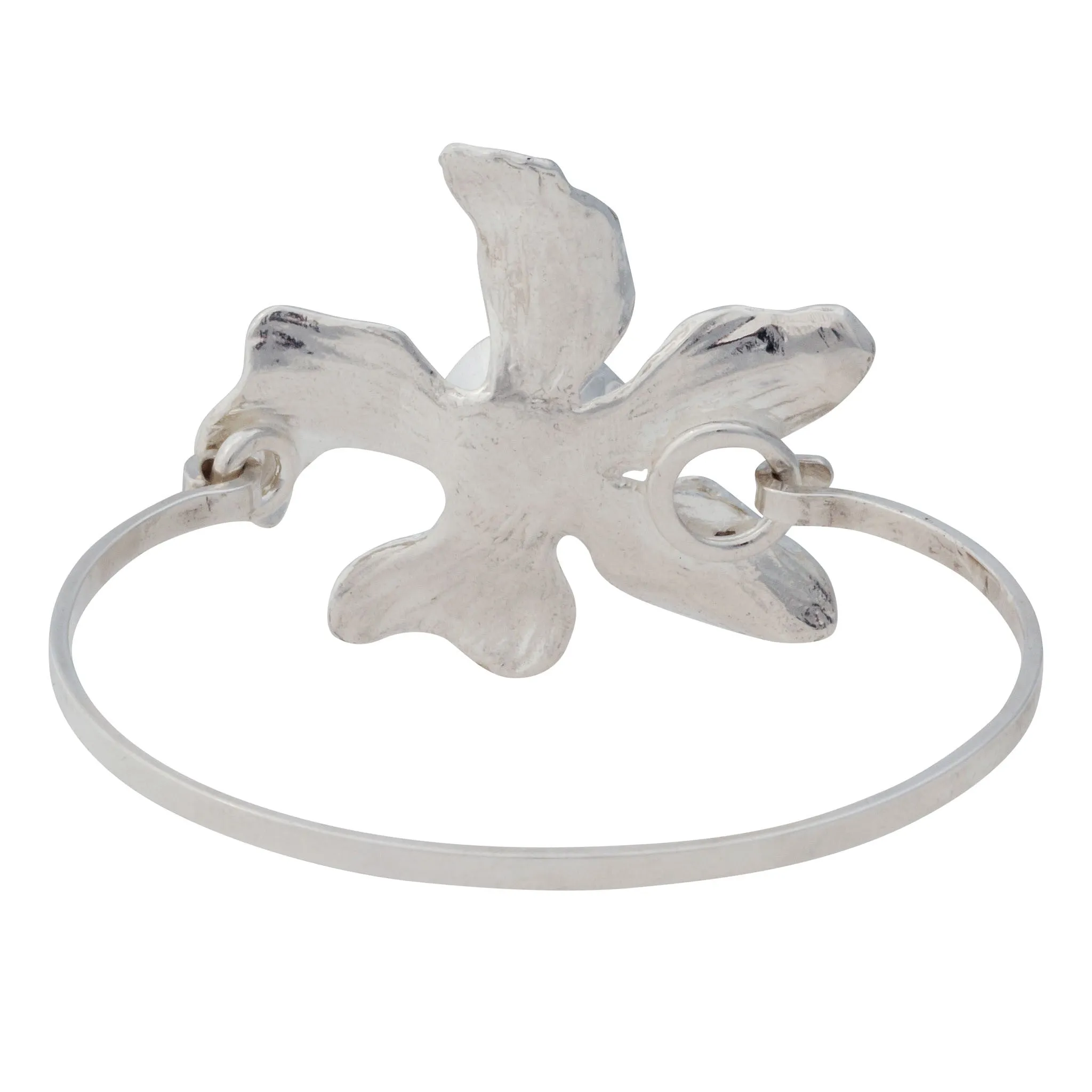 Fera ~ Large Flower Bangle