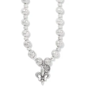 Ferrara Fleur De Lis Short Necklace