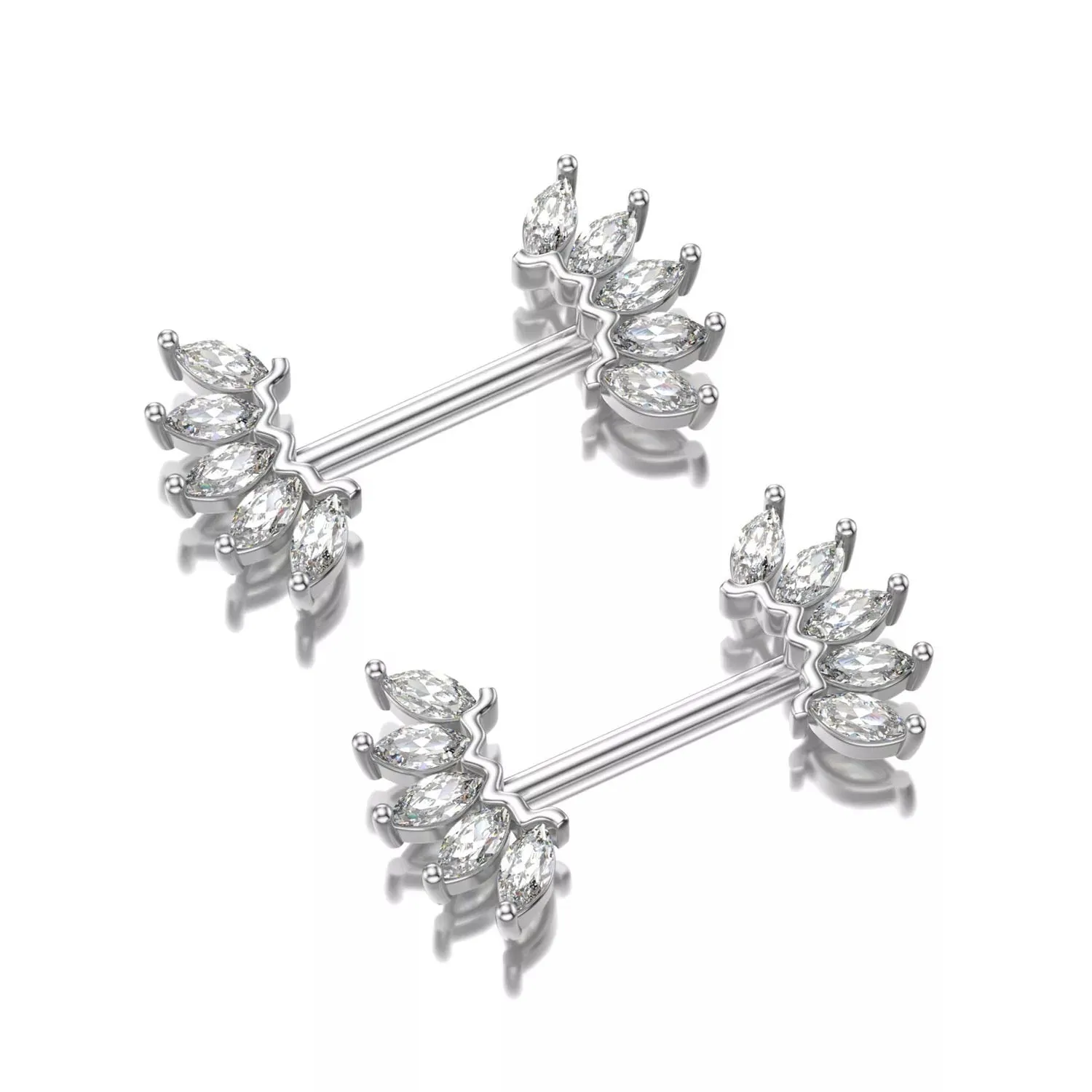 Flower Nipple Bar