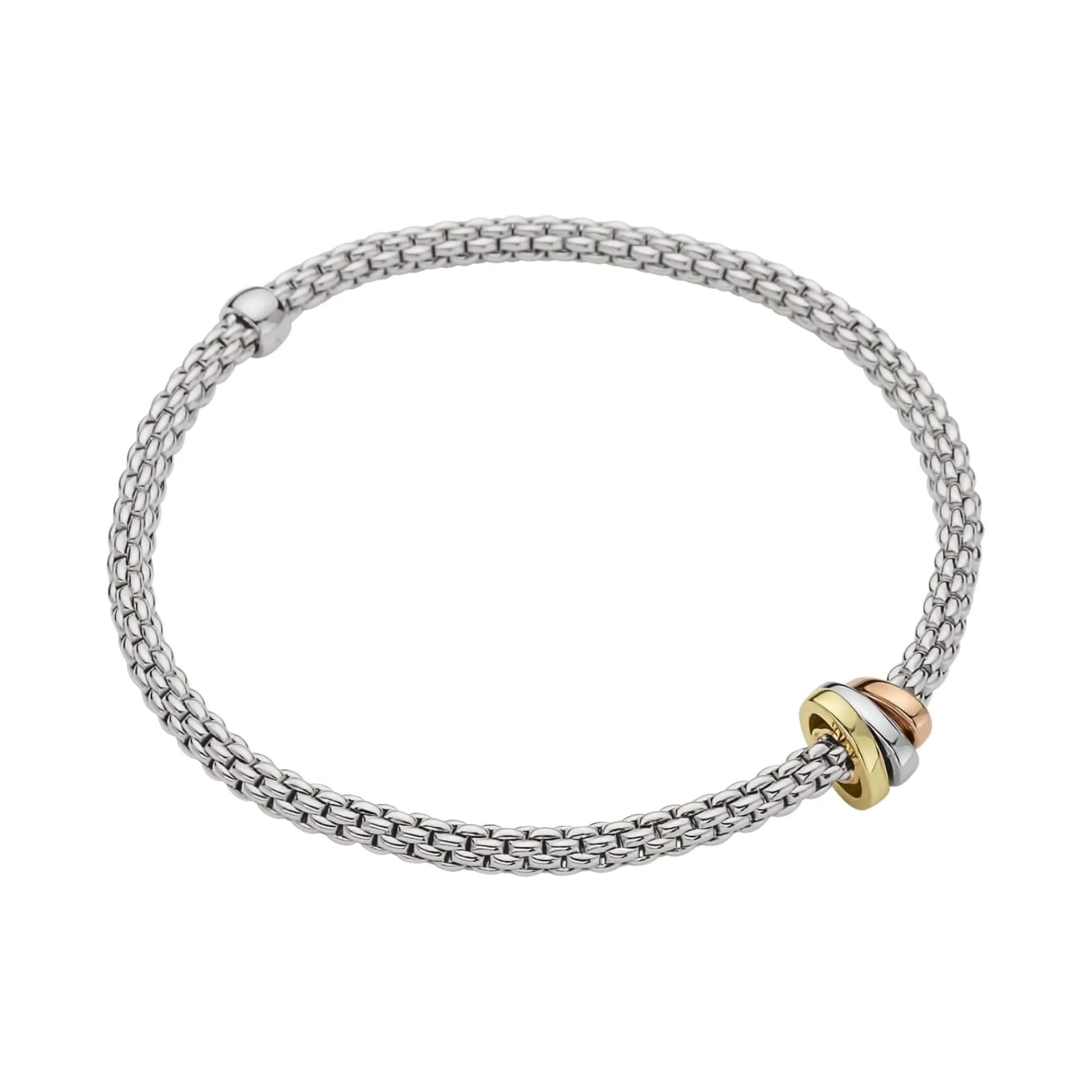 FOPE 18K WHITE GOLD PRIMA COLLECTION FLEX'IT BRACELET