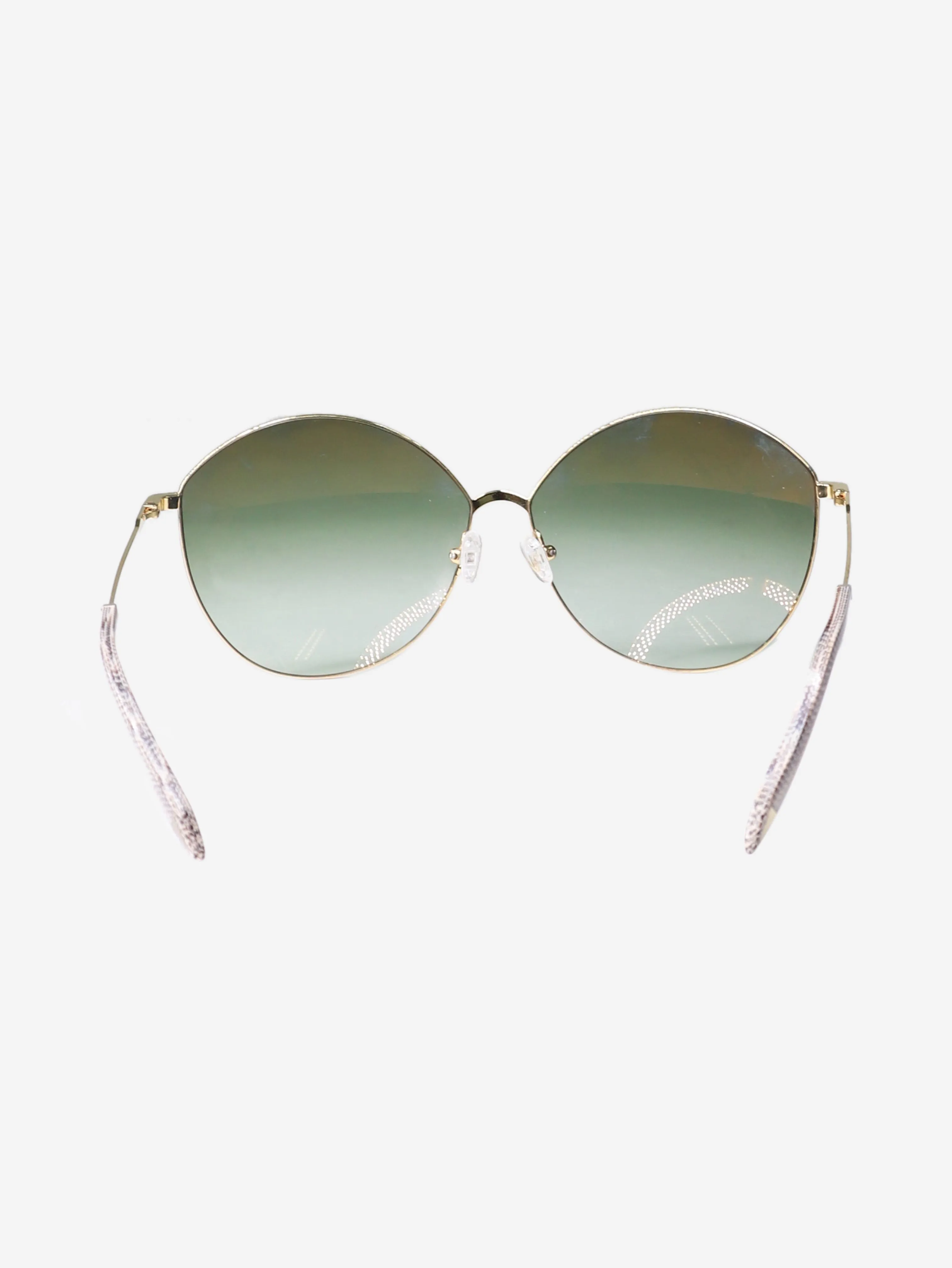 Green ombre lense sunglasses