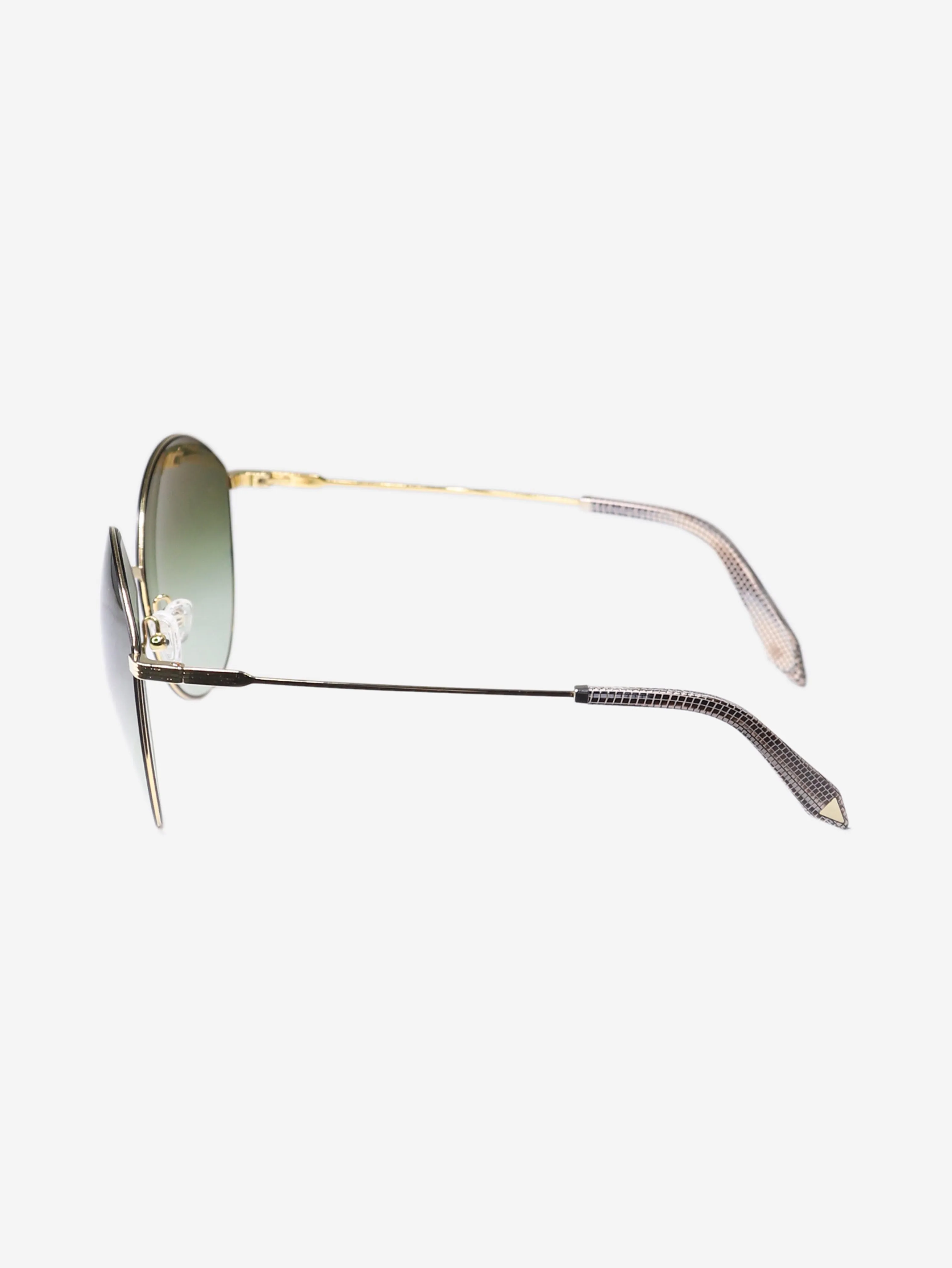 Green ombre lense sunglasses