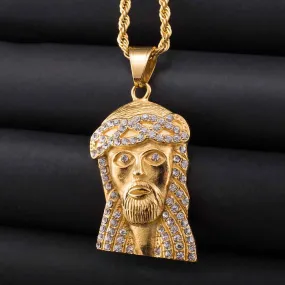 Iced Jesus Pendant