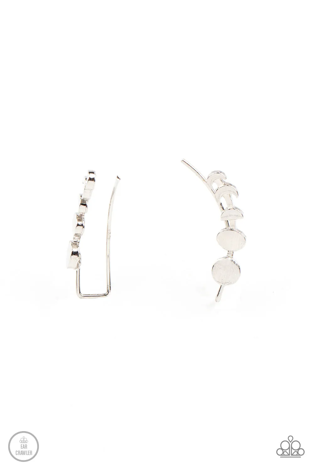 Its Just a Phase - Silver Post Earring