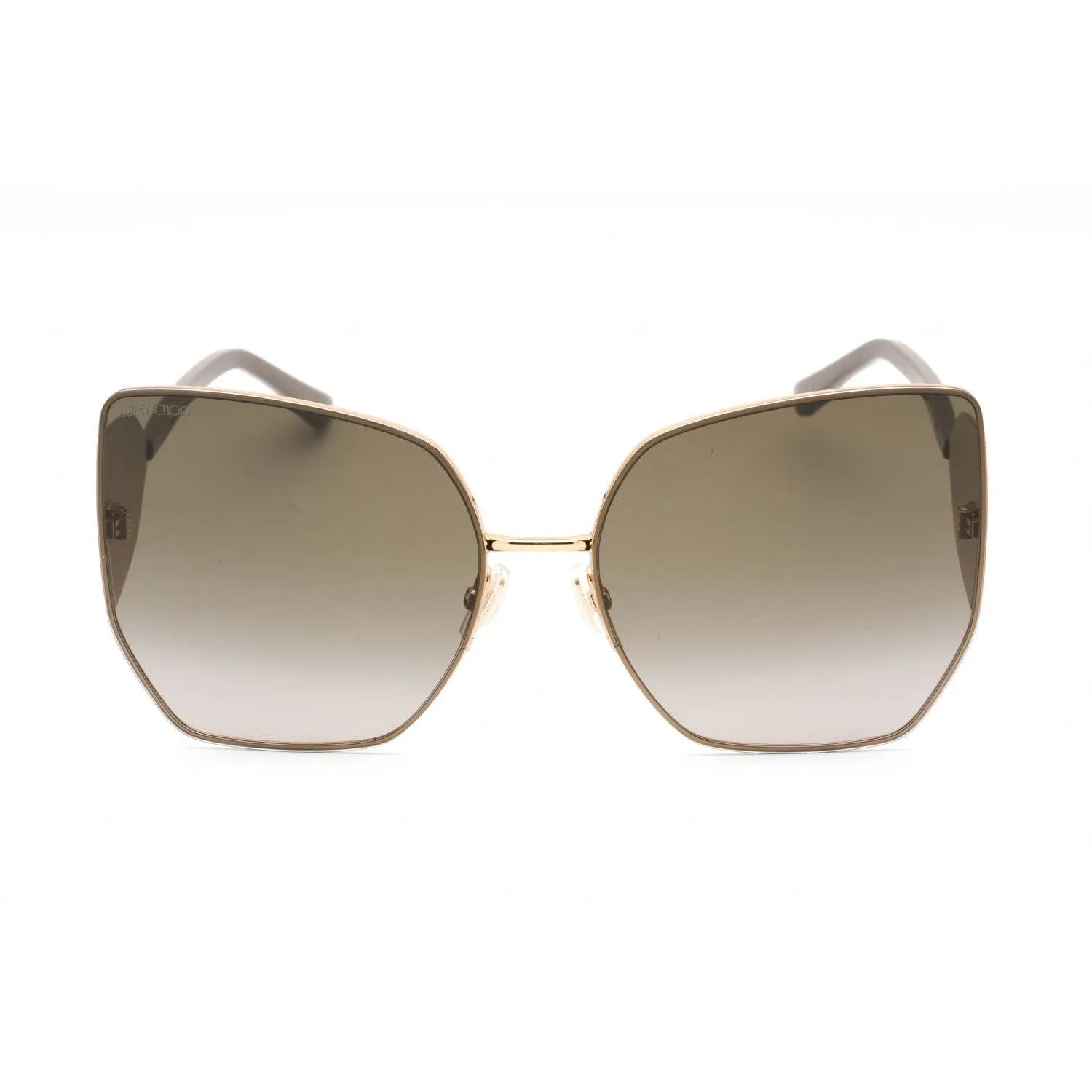 Jimmy Choo River/S Sunglasses Gold / Brown Women's