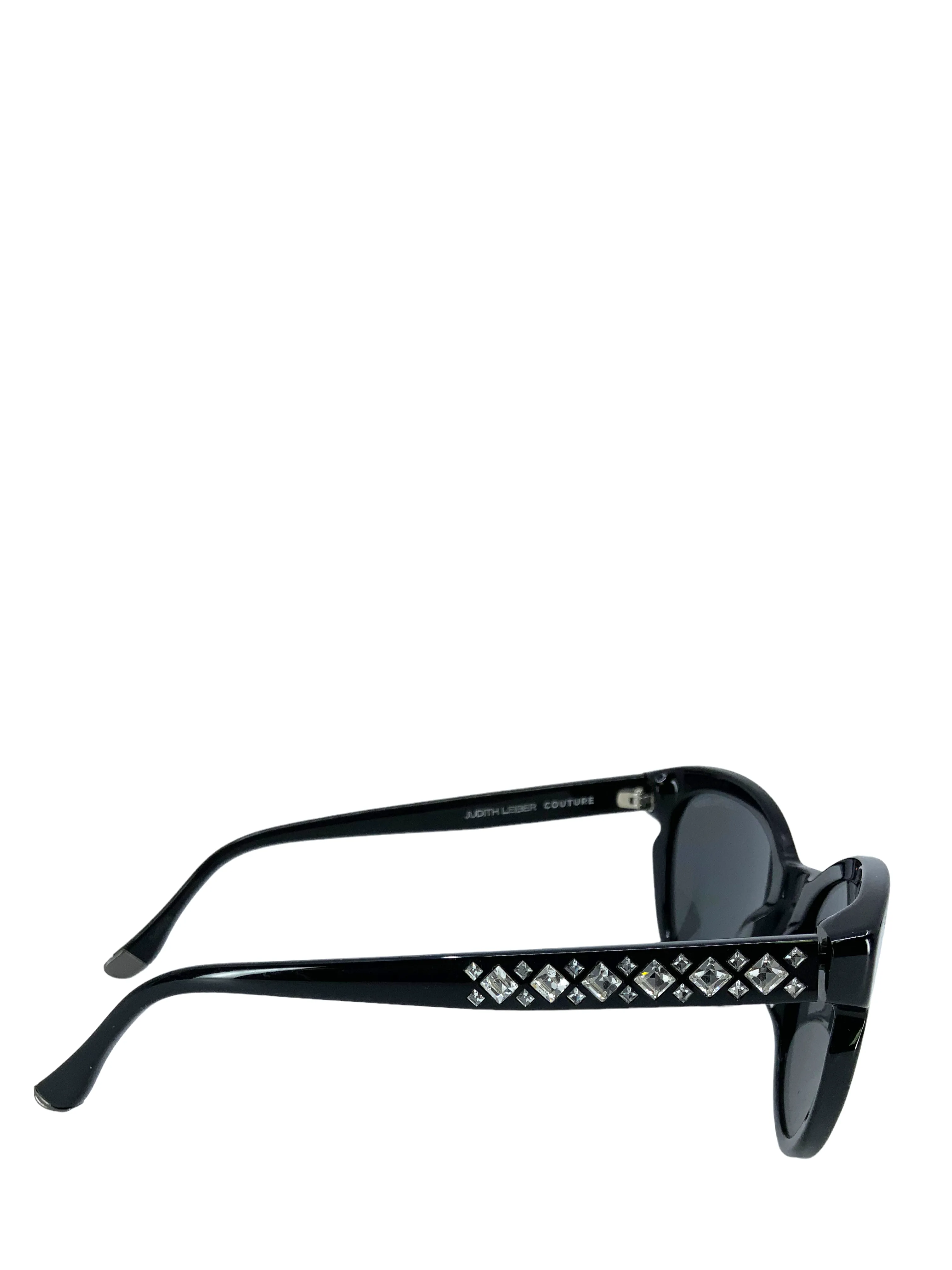 Judith Leiber Virtuoso Jet Sunglasses