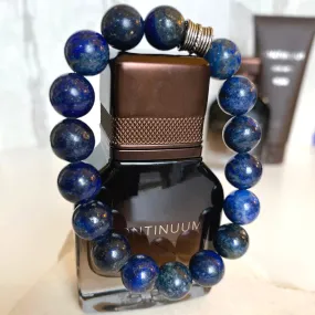 Lapis Gemstone Mens Bracelet