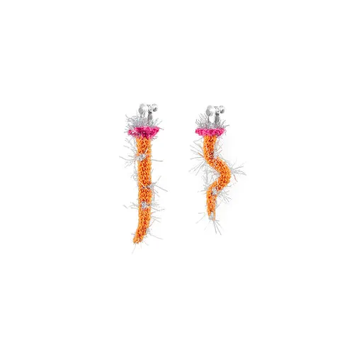 LB Hand Crochet Dragon Whisker Earrings LOJL110