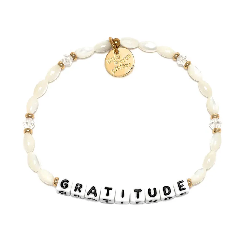 LITTLE WORDS PROJECT | Gratitude Bracelet