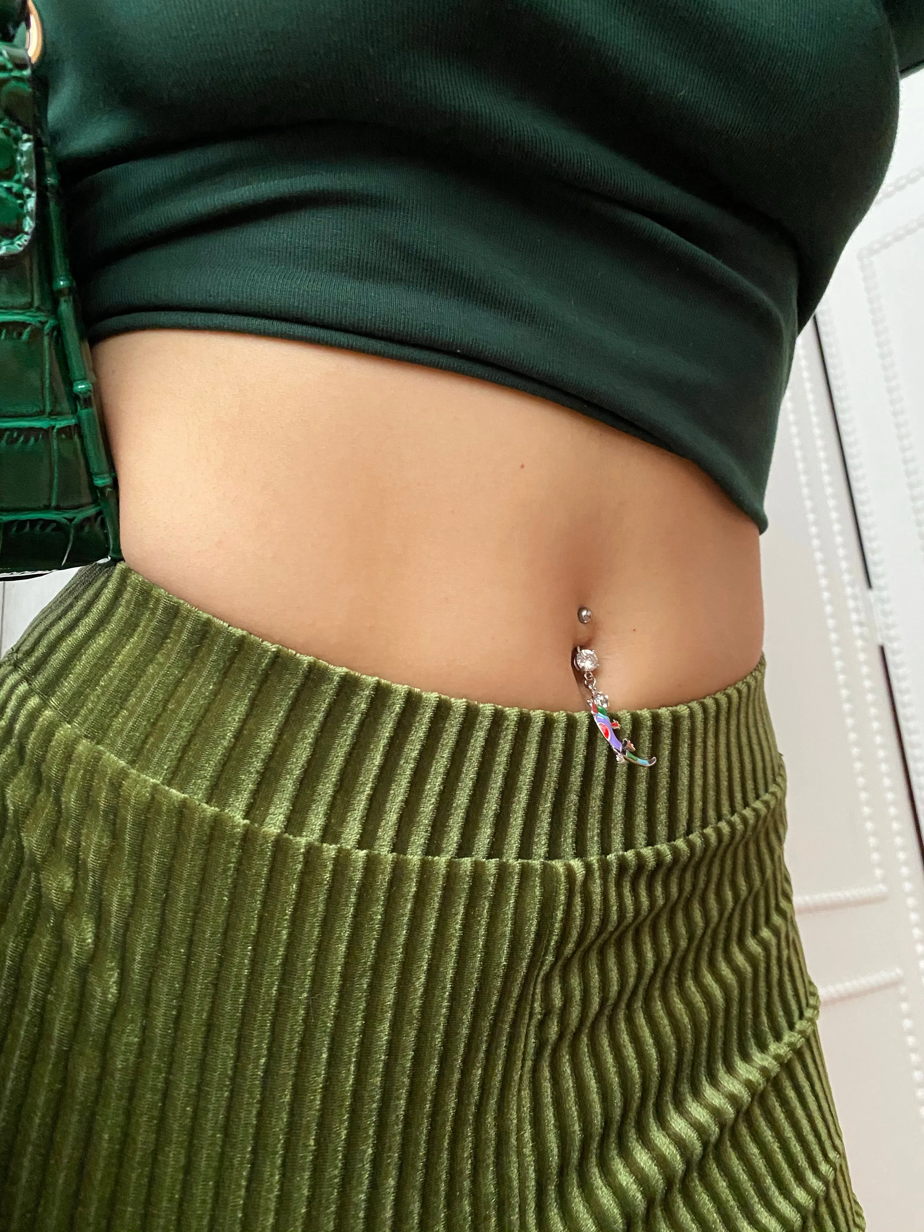 Lizard Belly Ring