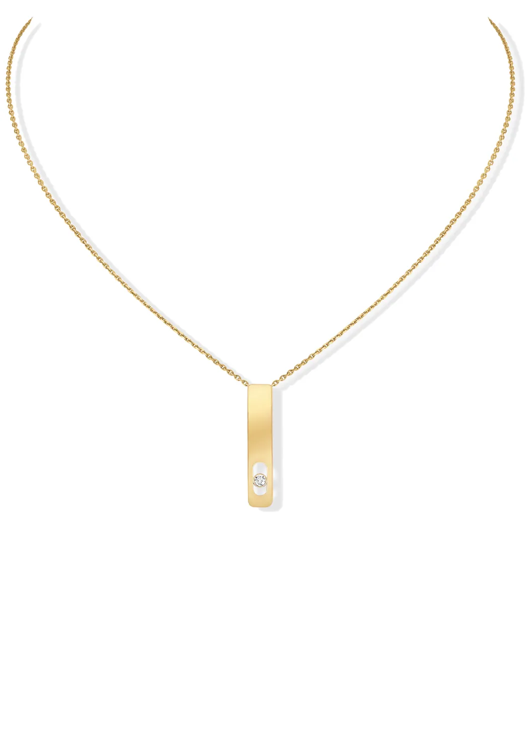 Messika My First Diamond 18K Gold Diamond Necklace | Choose Gold