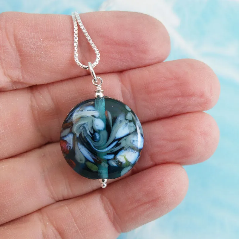 mini koi pond pendant