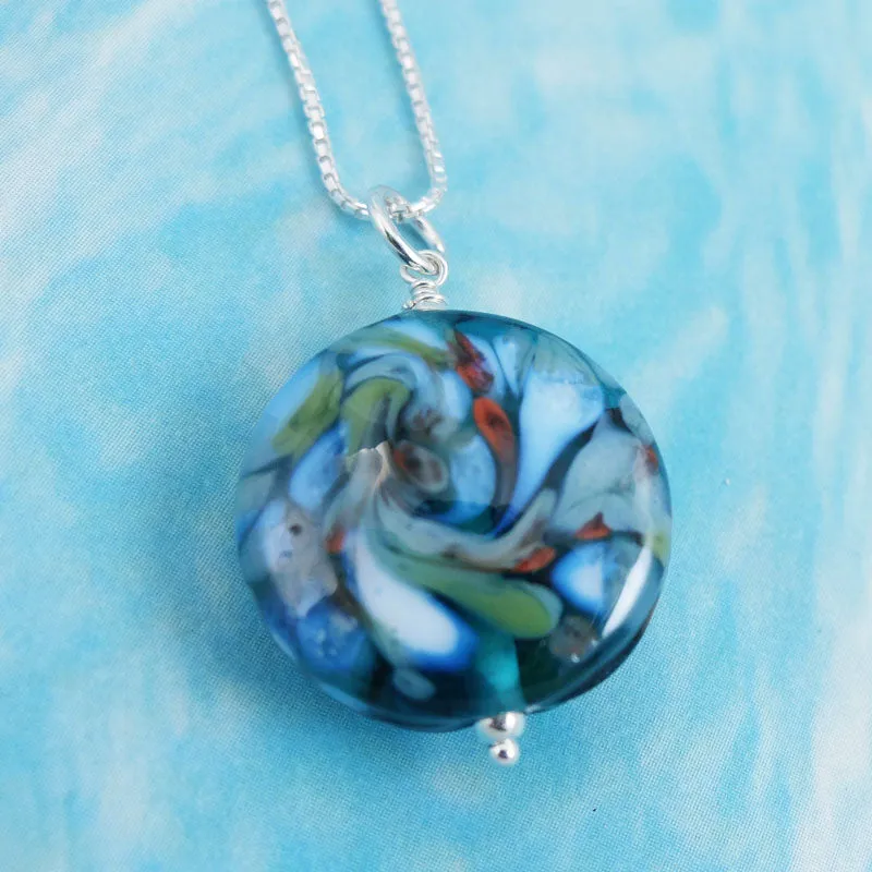 mini koi pond pendant